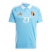 Maillot de foot Belgique Arthur Vermeeren #23 Extérieur vêtements Europe 2024 Manches Courtes